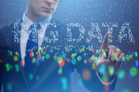 Big data concept with data mining analystの写真素材