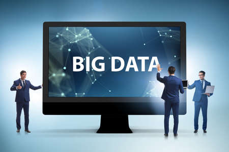 Big data concept with data mining analystの写真素材