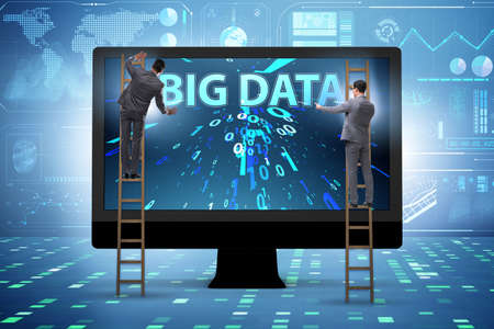 Big data concept with data mining analystの写真素材