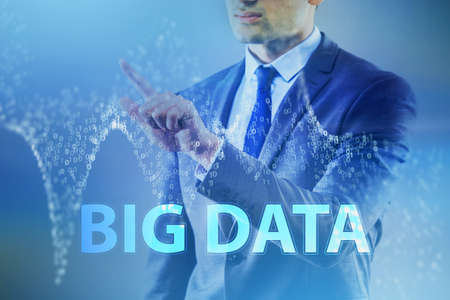 Big data concept with data mining analystの写真素材