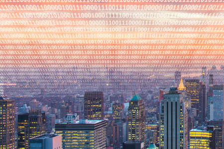 Concept of modern digital city and innovation