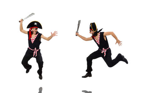 Man pirate isolated on the white backgroundの写真素材