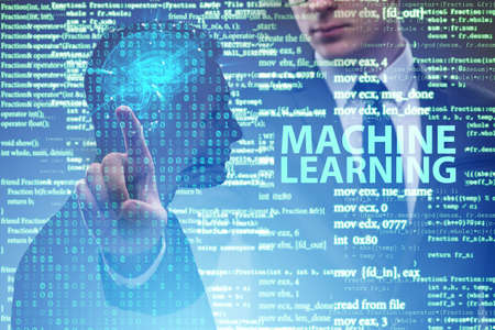 Machine learning concept as modern technology