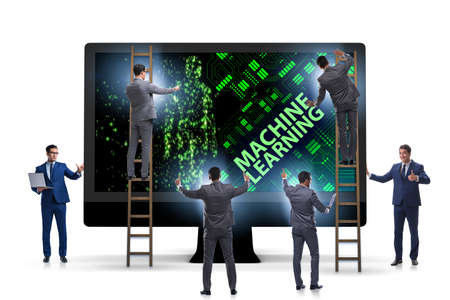 Machine learning concept as modern technology