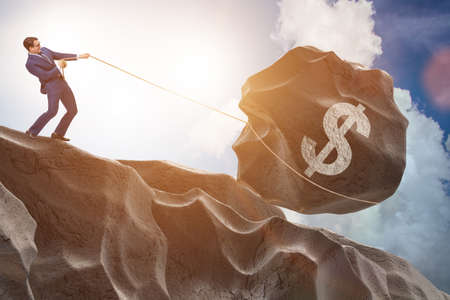 Trader trading in american dollarの写真素材