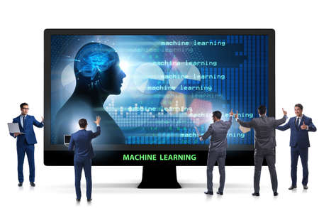 Cognitive computing and machine learning conceptの写真素材