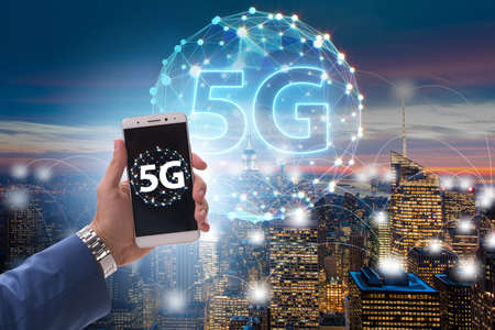5g concept of internet connection technology