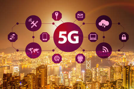 5g internet concept in technology concept