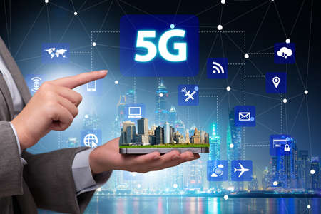 5g concept of internet connection technology
