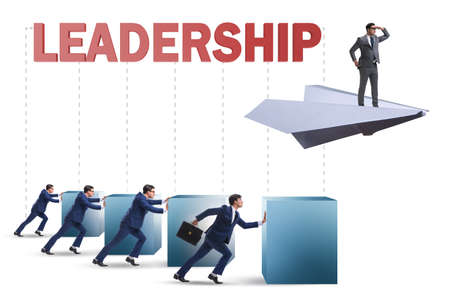 Leadership concept with various business peopleの写真素材