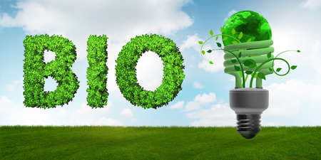 Concept of energy efficiency - 3d renderingの写真素材