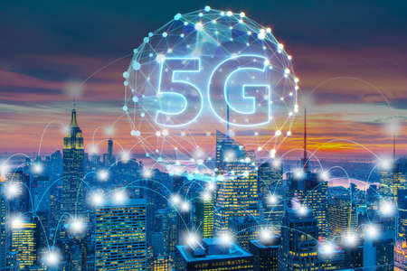 5g internet concept in technology concept