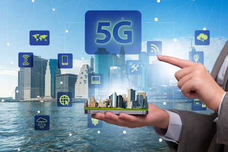 5g concept of internet connection technology