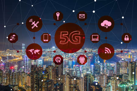 5g internet concept in technology concept