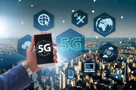 5g concept of internet connection technology