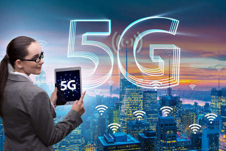 5g concept of internet connection technology