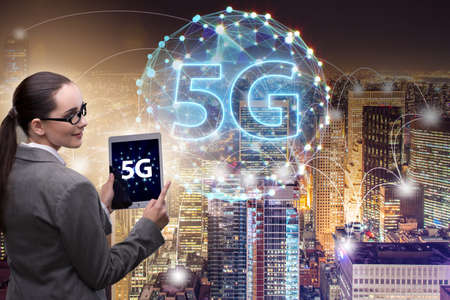 5g concept of internet connection technology
