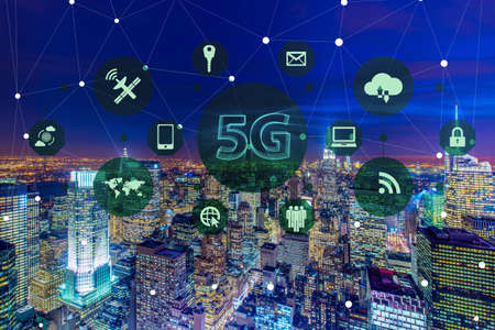 5g internet concept in technology concept