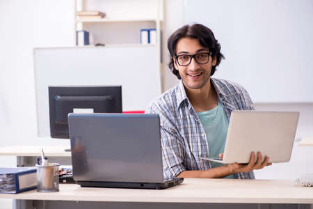 It specialist working in the officeの写真素材