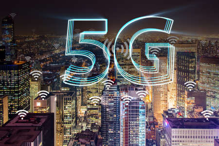 5g internet concept in technology concept