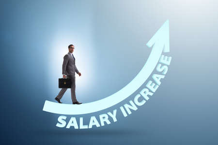 Employee in salary increase conceptの写真素材