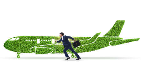Green environmentally friendly vehicle conceptの写真素材
