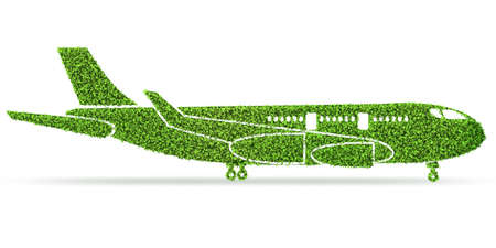 Green environmentally friendly vehicle concept - 3d renderingの写真素材