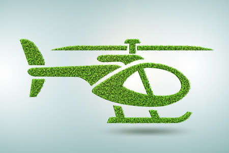 Green environmentally friendly vehicle concept - 3d renderingの写真素材