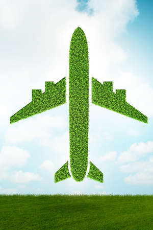 Green environmentally friendly vehicle concept - 3d renderingの写真素材