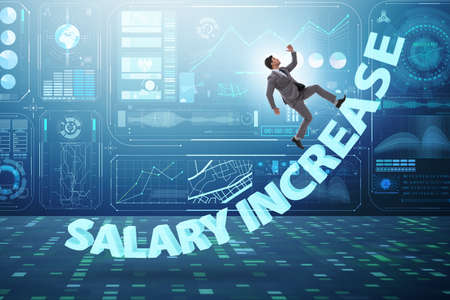 Employee in salary increase conceptの写真素材