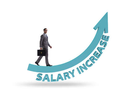 Employee in salary increase conceptの写真素材