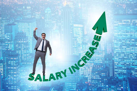 Employee in salary increase conceptの写真素材