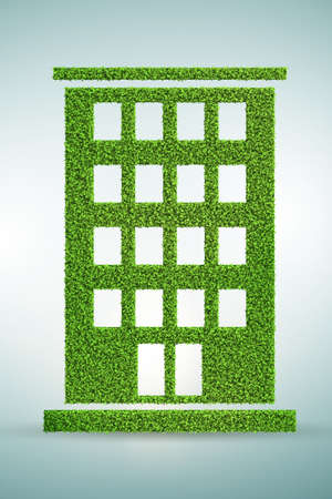 Green house concept  - 3d renderingの写真素材