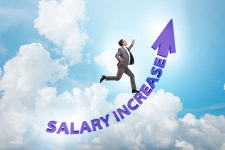 Employee in salary increase conceptの写真素材