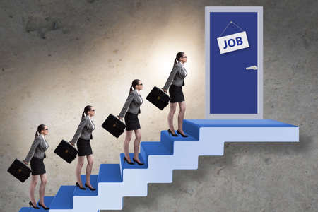 Recruitment concept with business peopleの写真素材