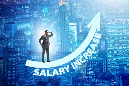 Employee in salary increase conceptの写真素材