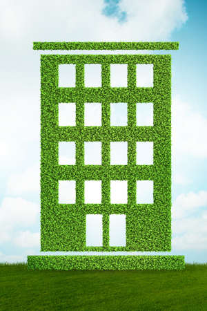 Green house concept  - 3d renderingの写真素材
