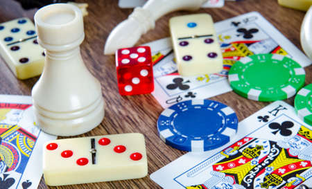 Chess and other gaming accessoriesの写真素材