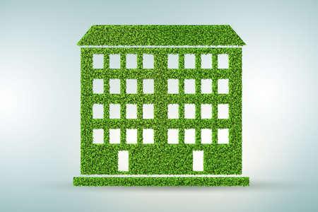 The green house concept  - 3d rendering