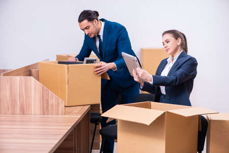 Two employees being fired from their work