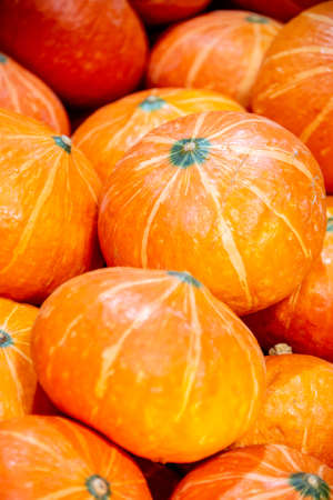 The fruits at the market display stallの写真素材