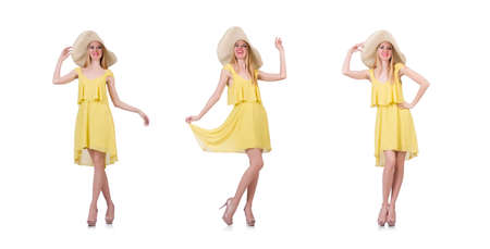 Young attractive woman ready for summer vacationの写真素材