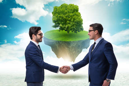 Paris agreement concept in ecology and environment