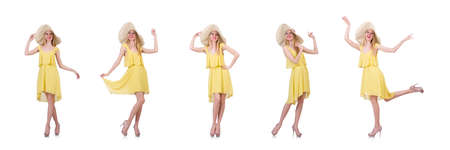 Young attractive woman ready for summer vacationの写真素材