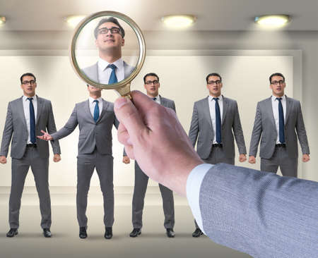 Recruitment and employment concept with selected employeeの写真素材
