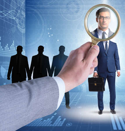 Recruitment and employment concept with selected employeeの写真素材