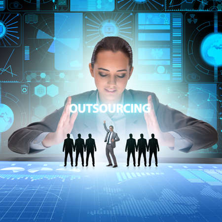 Concept of outsourcing in modern business