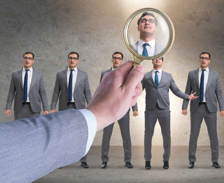 Recruitment and employment concept with selected employeeの写真素材