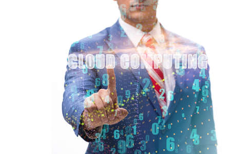 The concept of cloud edge and fog computingの写真素材