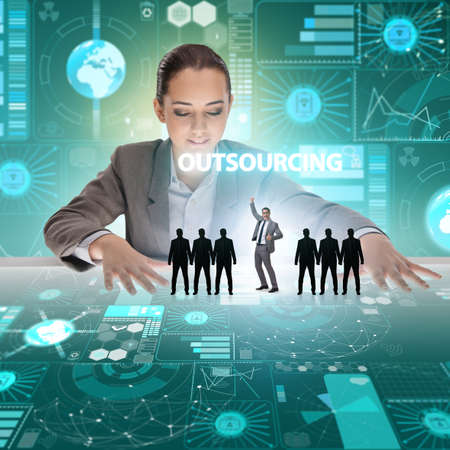 Concept of outsourcing in modern business